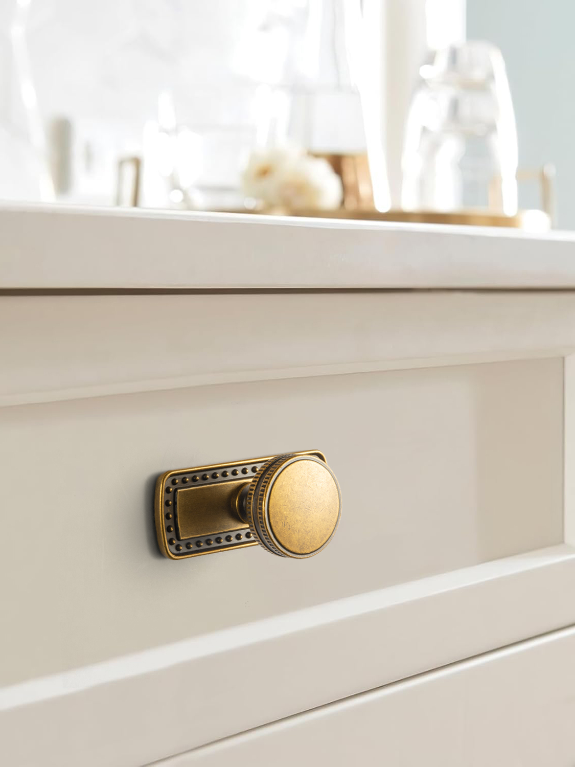 Poignées de meuble vintage en  - Furniture Hardware With Backplate avis et prix