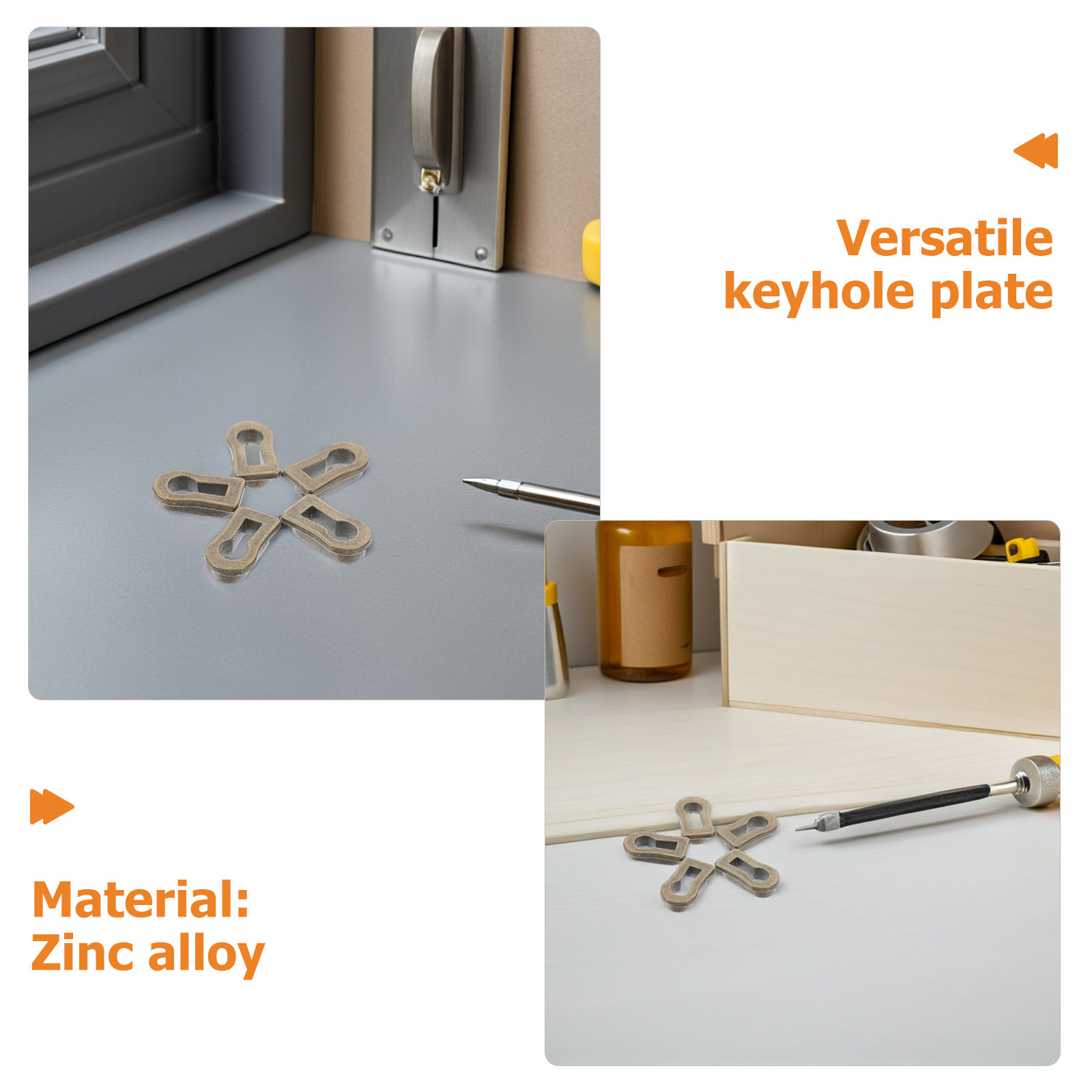 Plaques ovales en alliage de z - Furniture Hardware Latch avis et prix