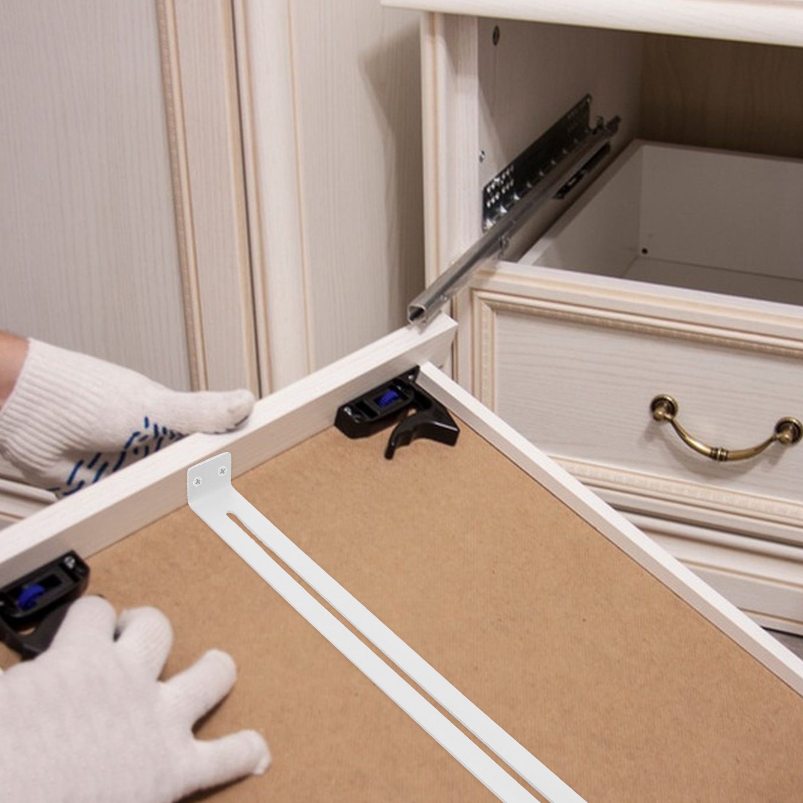 Kit de 2 supports de tiroir ro - Furniture Hardware Repair avis et prix