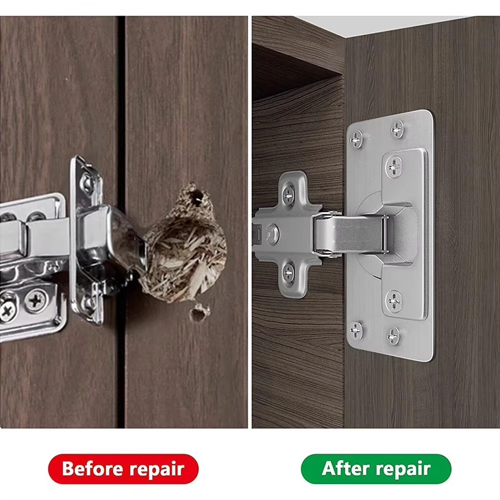 4 paires de plaques de réparat - Furniture Hardware Repair avis et prix