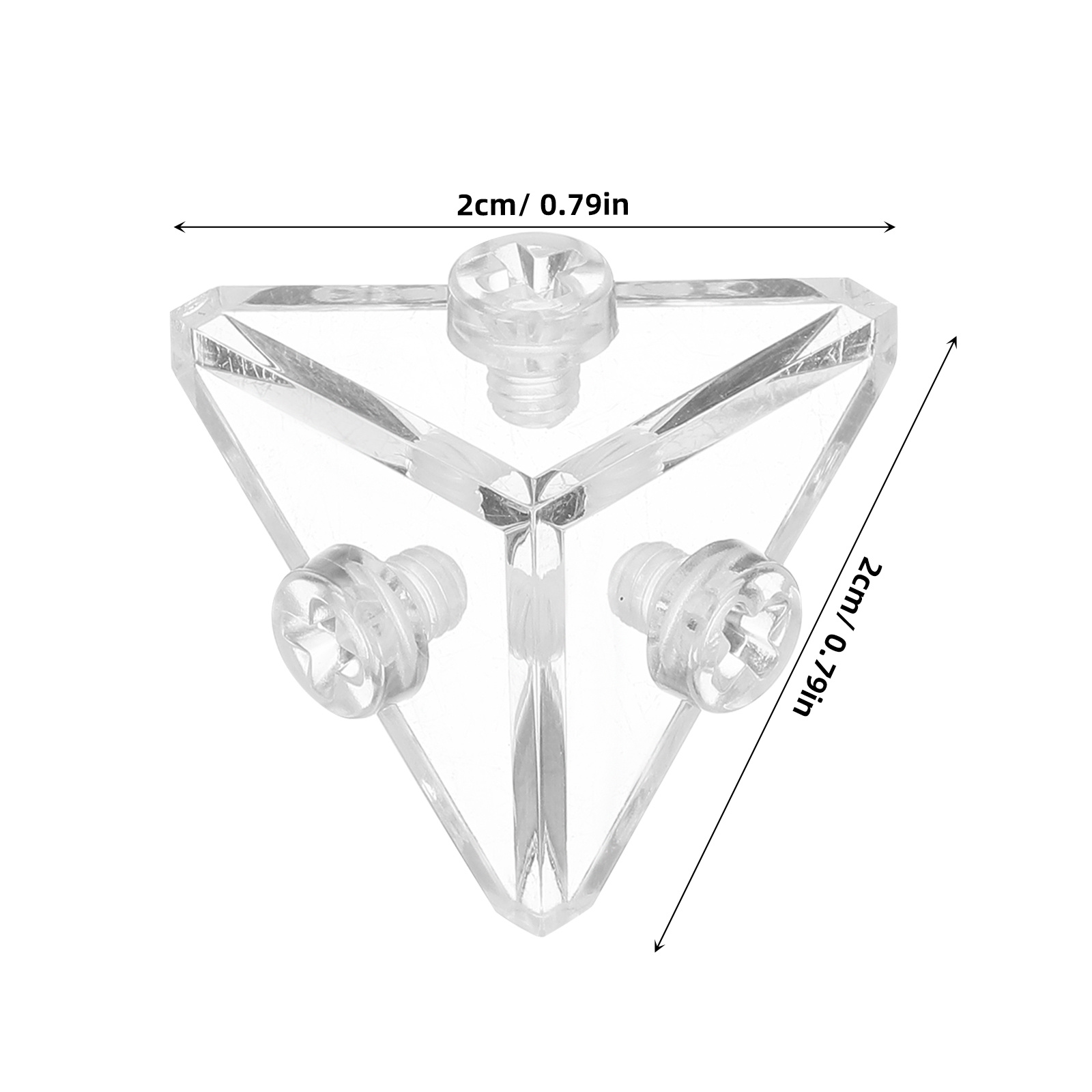 Supports d'angle en acrylique  - Shelf Bracket Pair avis et prix