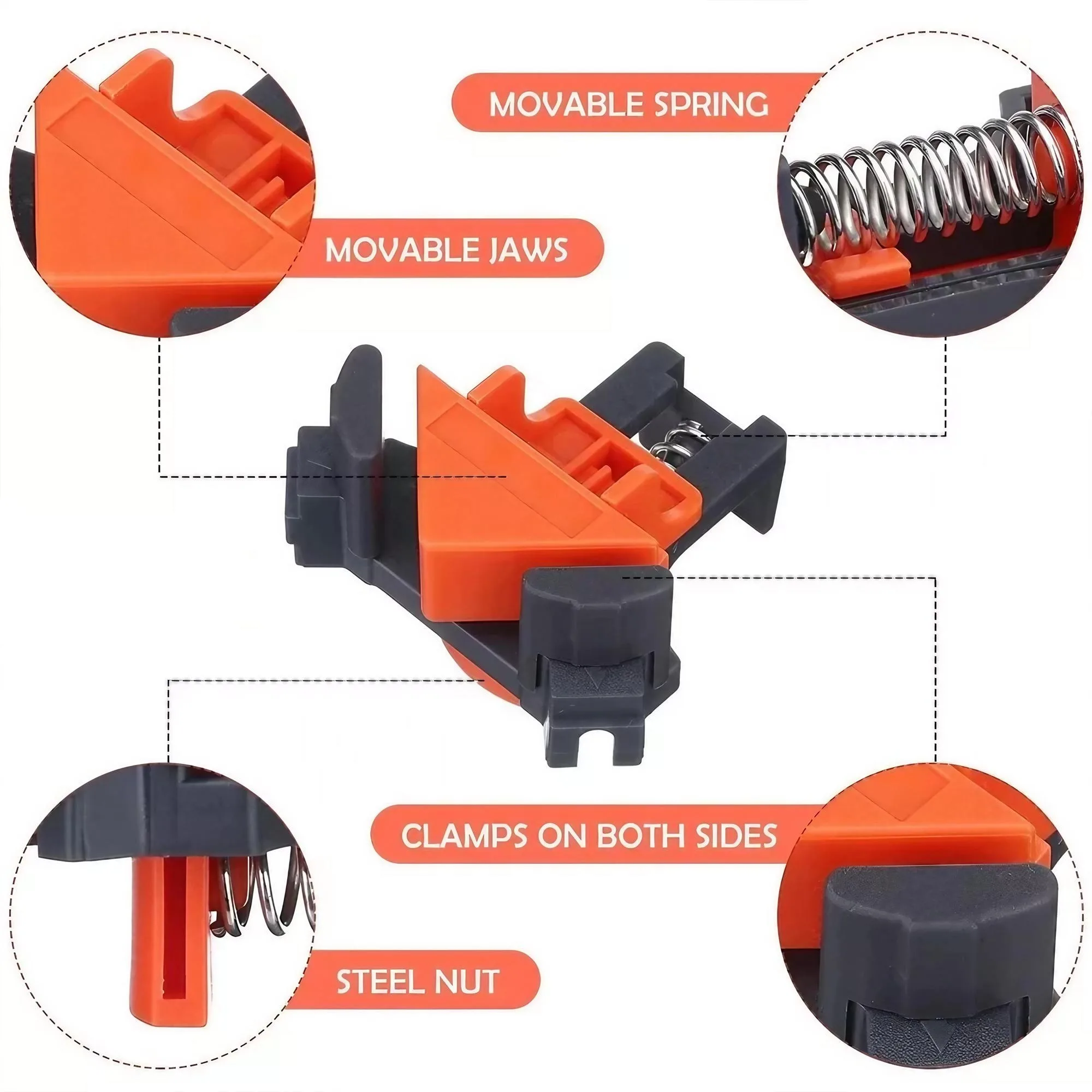 Kit de pinces d'angle à 90 deg - Furniture Hardware avis et prix