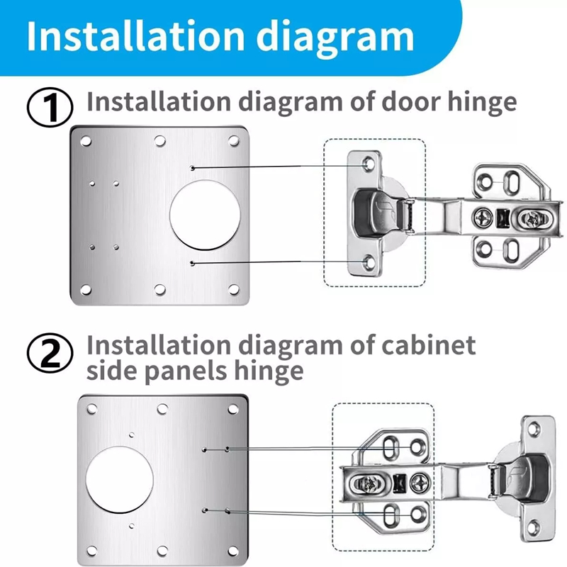 2/10 pièces ensembles plaque d - Furniture Hardware Repair avis et prix