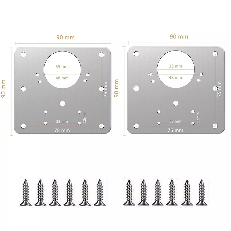 2/10 pièces ensembles plaque d - Furniture Hardware Repair avis et prix