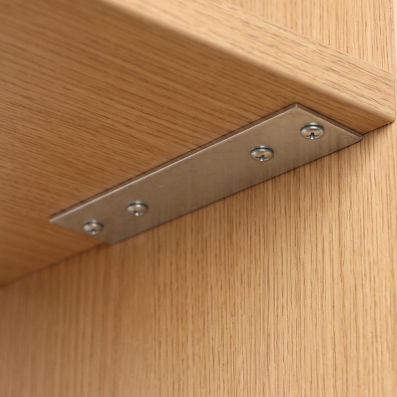 Supports droits robustes en mé - Shelf Bracket Pair avis et prix