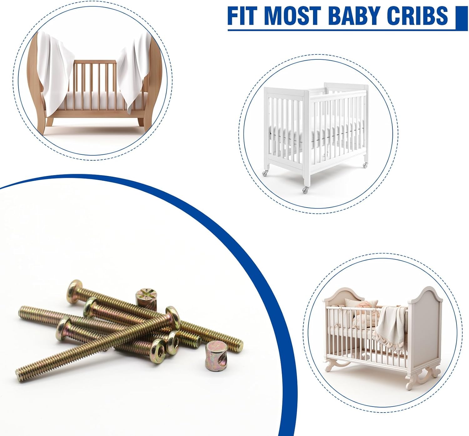 VKKM Kit de vis pour lit bébé  - Furniture Hardware Repair avis et prix