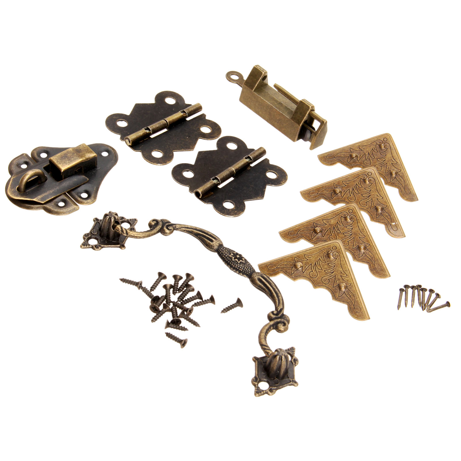 Loquet de boîte en bois antiqu - Furniture Hardware Pulls avis et prix