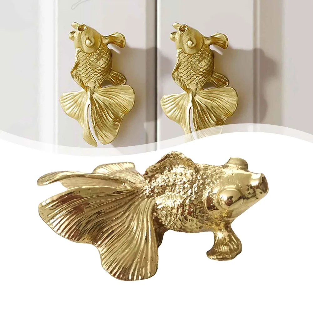 Bouton de poisson rouge en lai - Unique Furniture Hardware Pulls avis et prix